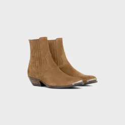 Sale - CRUISER BOOTS CHELSEA BOOT in Suede Calfskin Women Boots And Ankle Boots