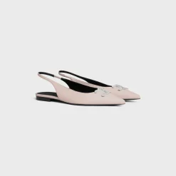 New ALMA TRIOMPHE FLAT SLINGBACK in LAMBSKIN Women Loafers And Flats