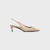Fashion ALMA TRIOMPHE SLINGBACK in LAMBSKIN Women Pumps