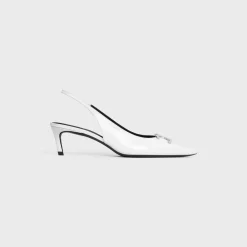 Clearance ALMA TRIOMPHE SLINGBACK in GLOSSY CALFSKIN Women Pumps