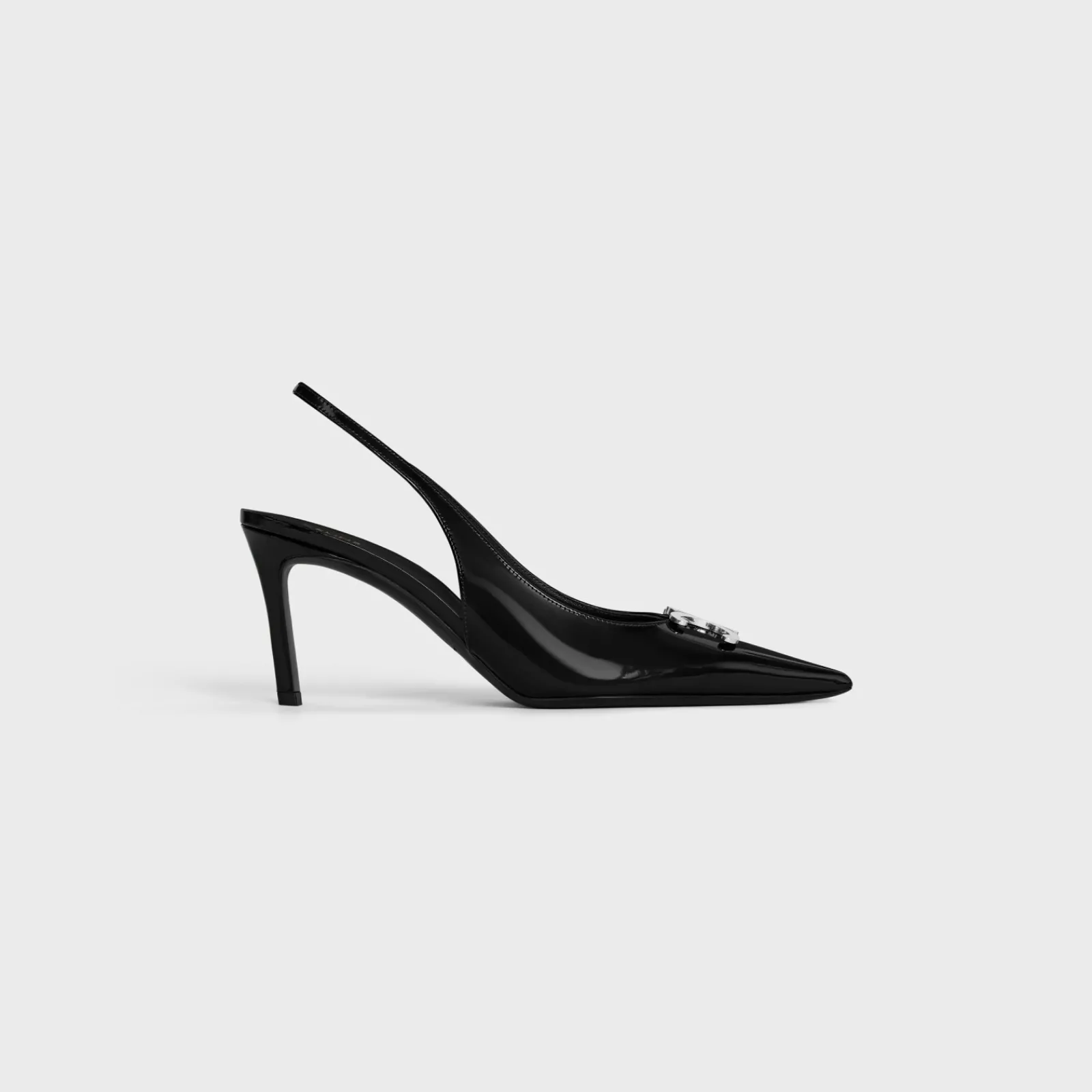 Clearance ALMA TRIOMPHE SLINGBACK in GLOSSY CALFSKIN Women Pumps