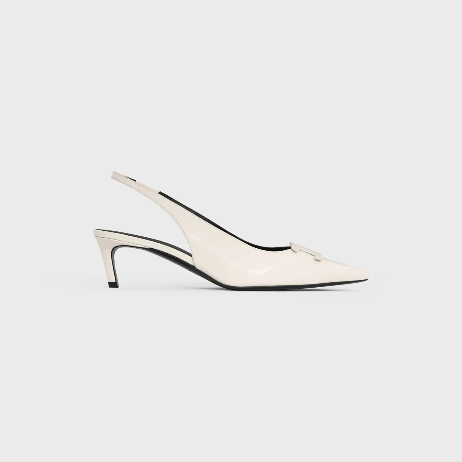 Discount ALMA TRIOMPHE SLINGBACK in PATENT CALFSKIN Women Pumps