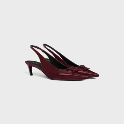 Hot ALMA TRIOMPHE SLINGBACK in PATENT CALFSKIN Women Pumps