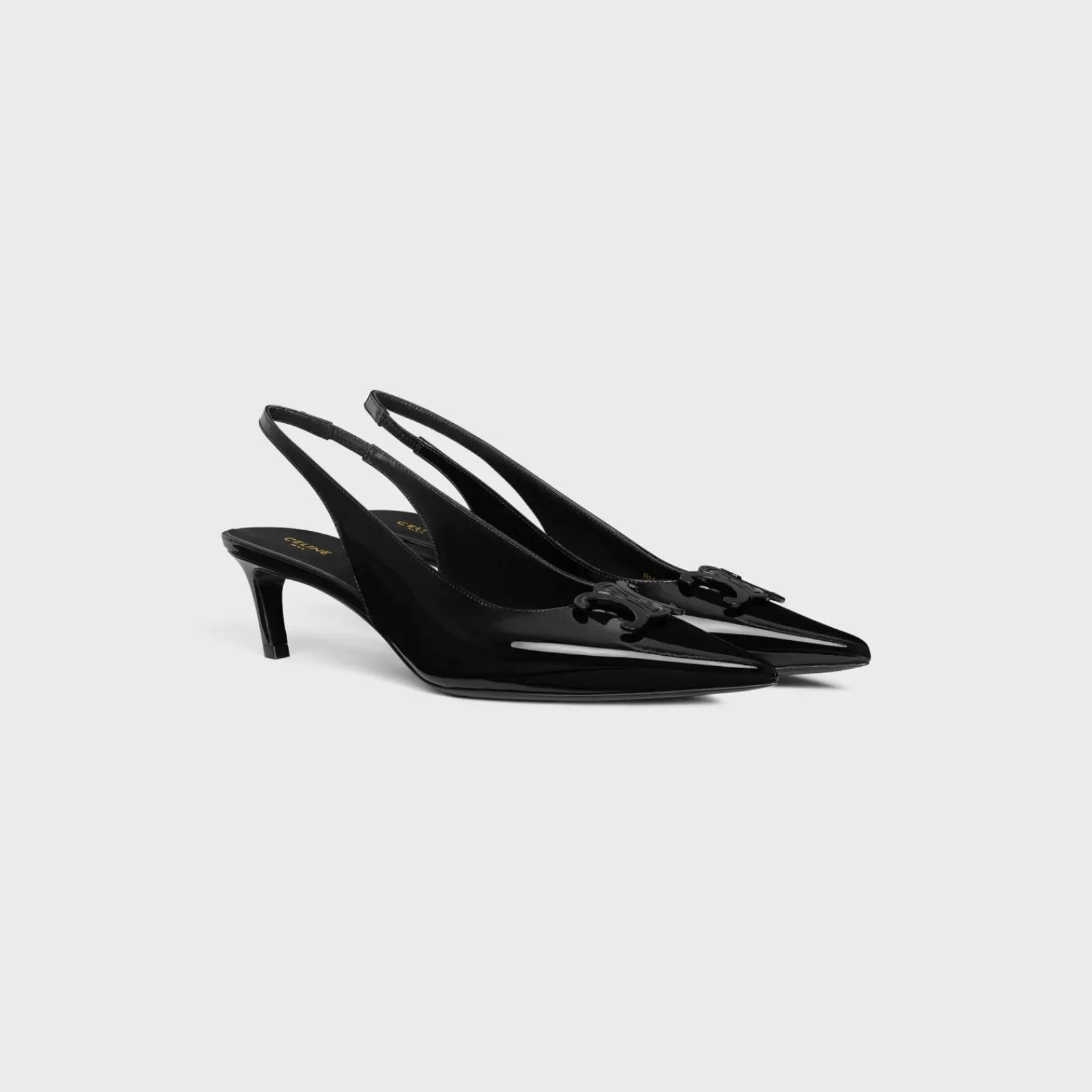 Discount ALMA TRIOMPHE SLINGBACK in PATENT CALFSKIN Women Pumps