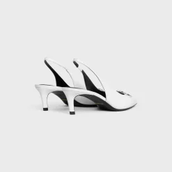 Clearance ALMA TRIOMPHE SLINGBACK in GLOSSY CALFSKIN Women Pumps