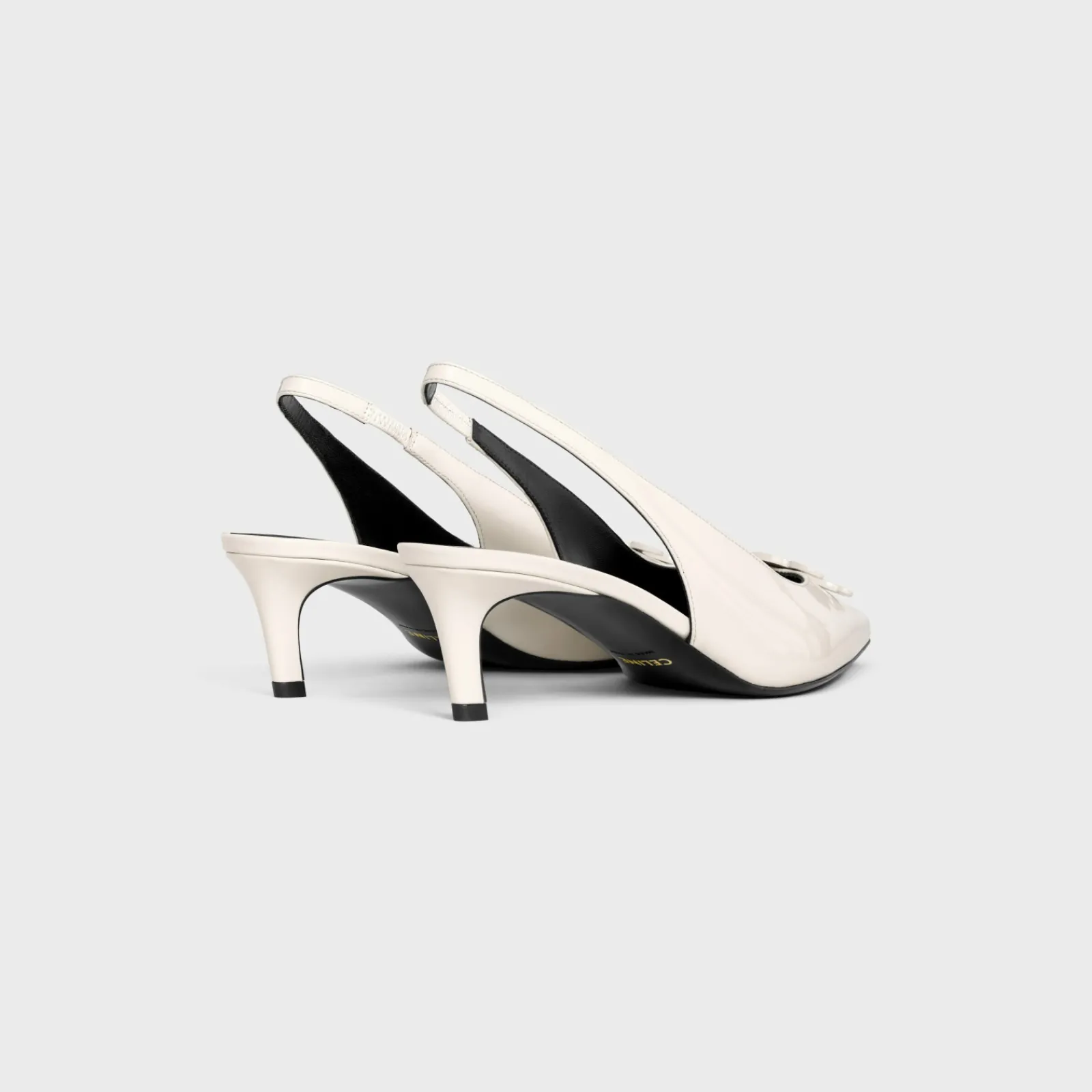 Discount ALMA TRIOMPHE SLINGBACK in PATENT CALFSKIN Women Pumps