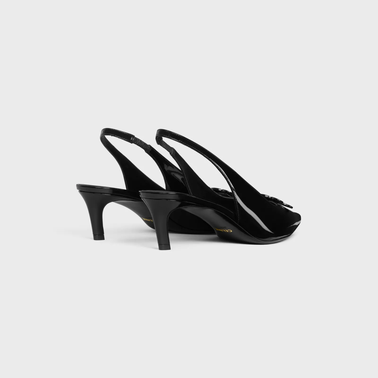Discount ALMA TRIOMPHE SLINGBACK in PATENT CALFSKIN Women Pumps