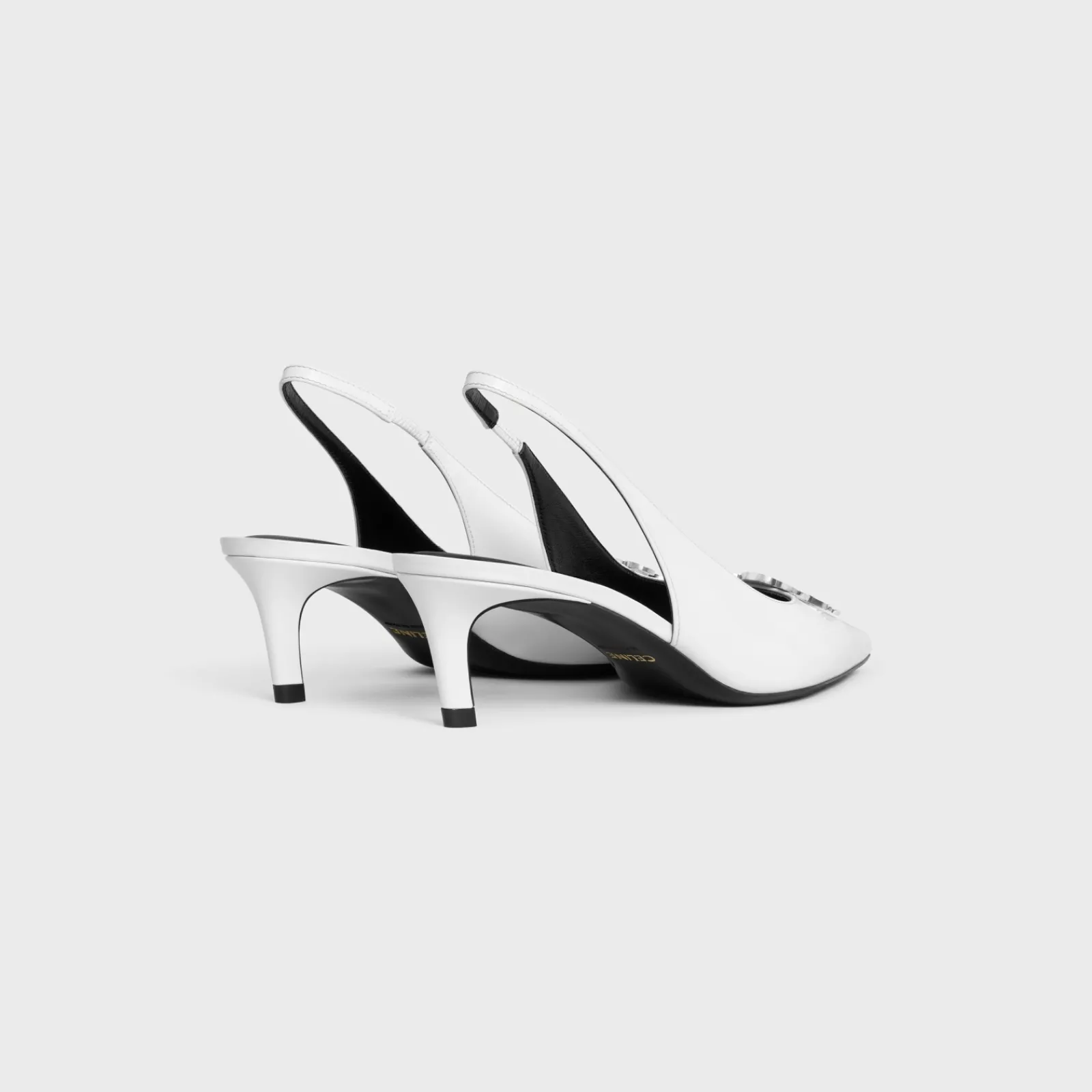 Clearance ALMA TRIOMPHE SLINGBACK in GLOSSY CALFSKIN Women Pumps