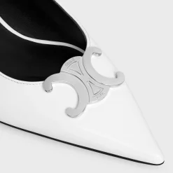 Clearance ALMA TRIOMPHE SLINGBACK in GLOSSY CALFSKIN Women Pumps