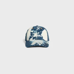 Online baseball cap in cotton and denim Hats And Soft Accessories