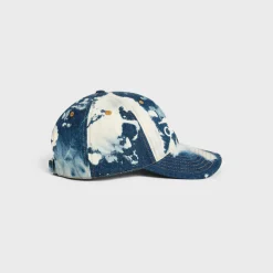 Online baseball cap in cotton and denim Hats And Soft Accessories