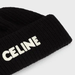 Discount beanie in ribbed wool Hats And Soft Accessories