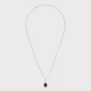 Best Bevelled Necklace in Onyx and Sterling Silver with Rhodium finish Necklaces