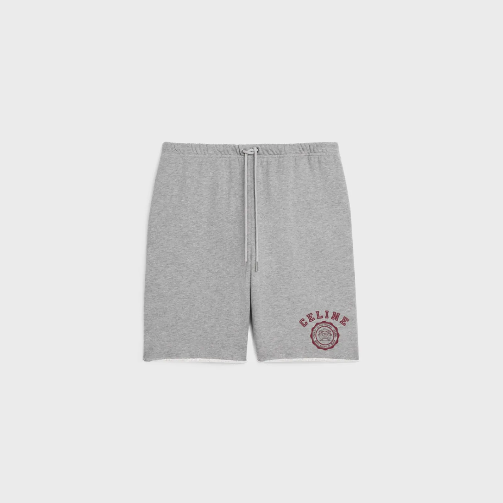 Clearance blason loose shorts in cotton fleece Pants And Shorts