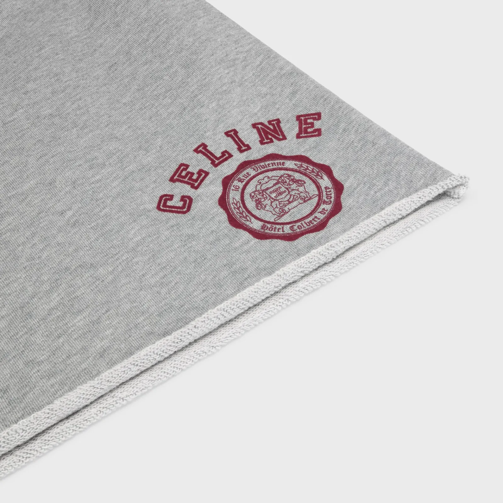 Clearance blason loose shorts in cotton fleece Pants And Shorts