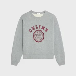 Discount blason loose sweatshirt in cotton fleece T-Shirts And Sweatshirts