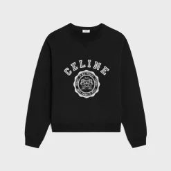 Best blason loose sweatshirt in cotton fleece T-Shirts And Sweatshirts