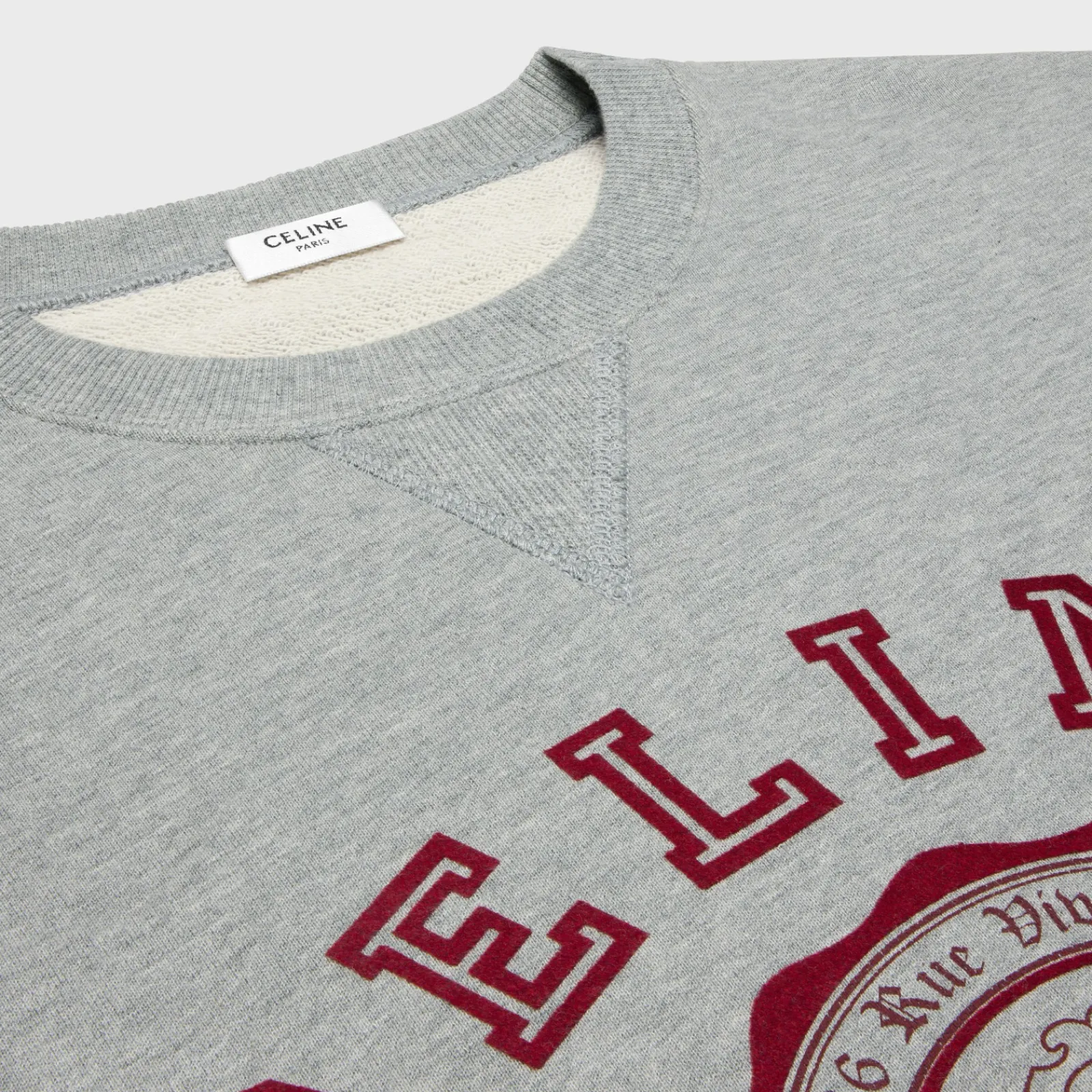 Discount blason loose sweatshirt in cotton fleece T-Shirts And Sweatshirts