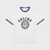 Fashion blason loose t-shirt in cotton jersey T-Shirts And Sweatshirts