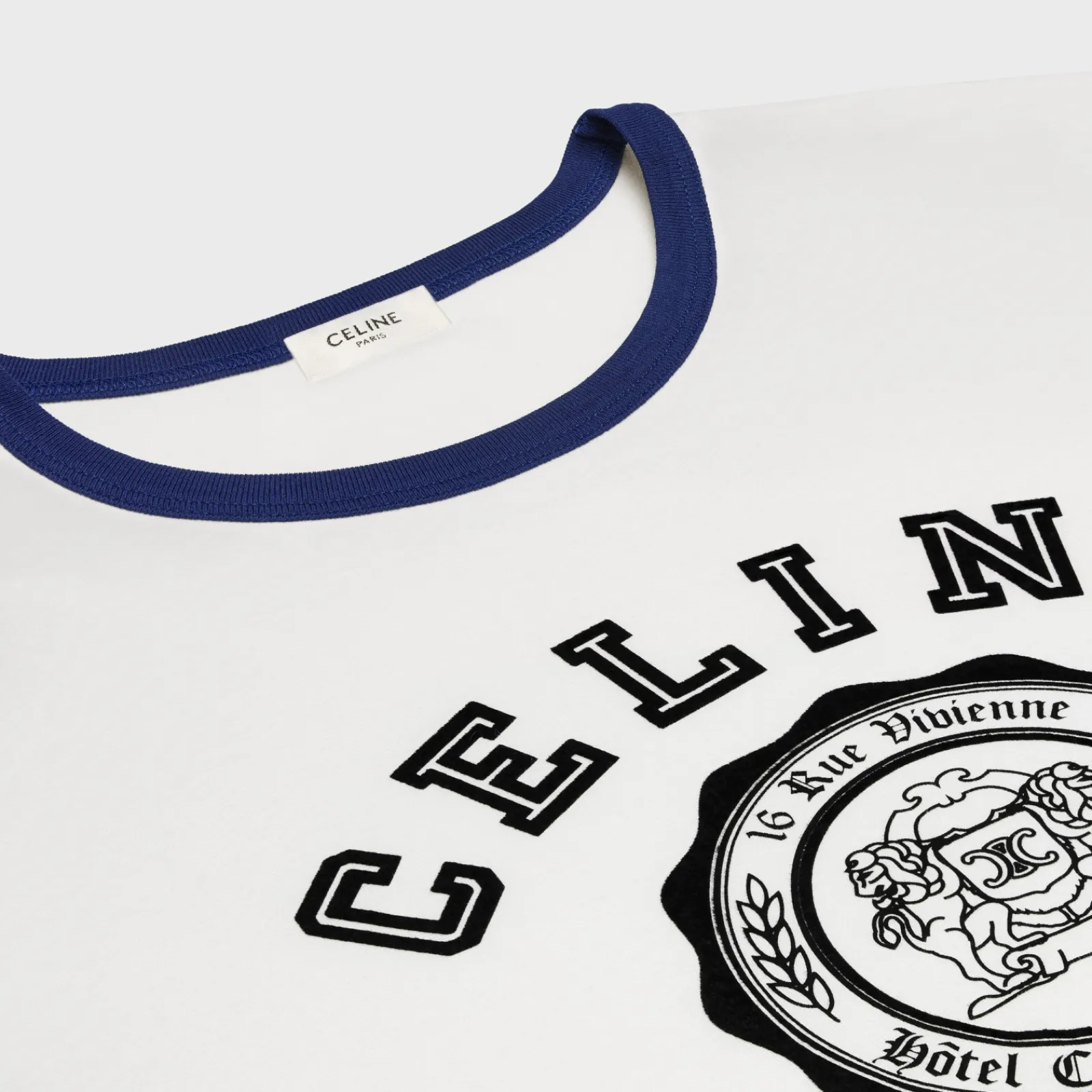 Fashion blason loose t-shirt in cotton jersey T-Shirts And Sweatshirts