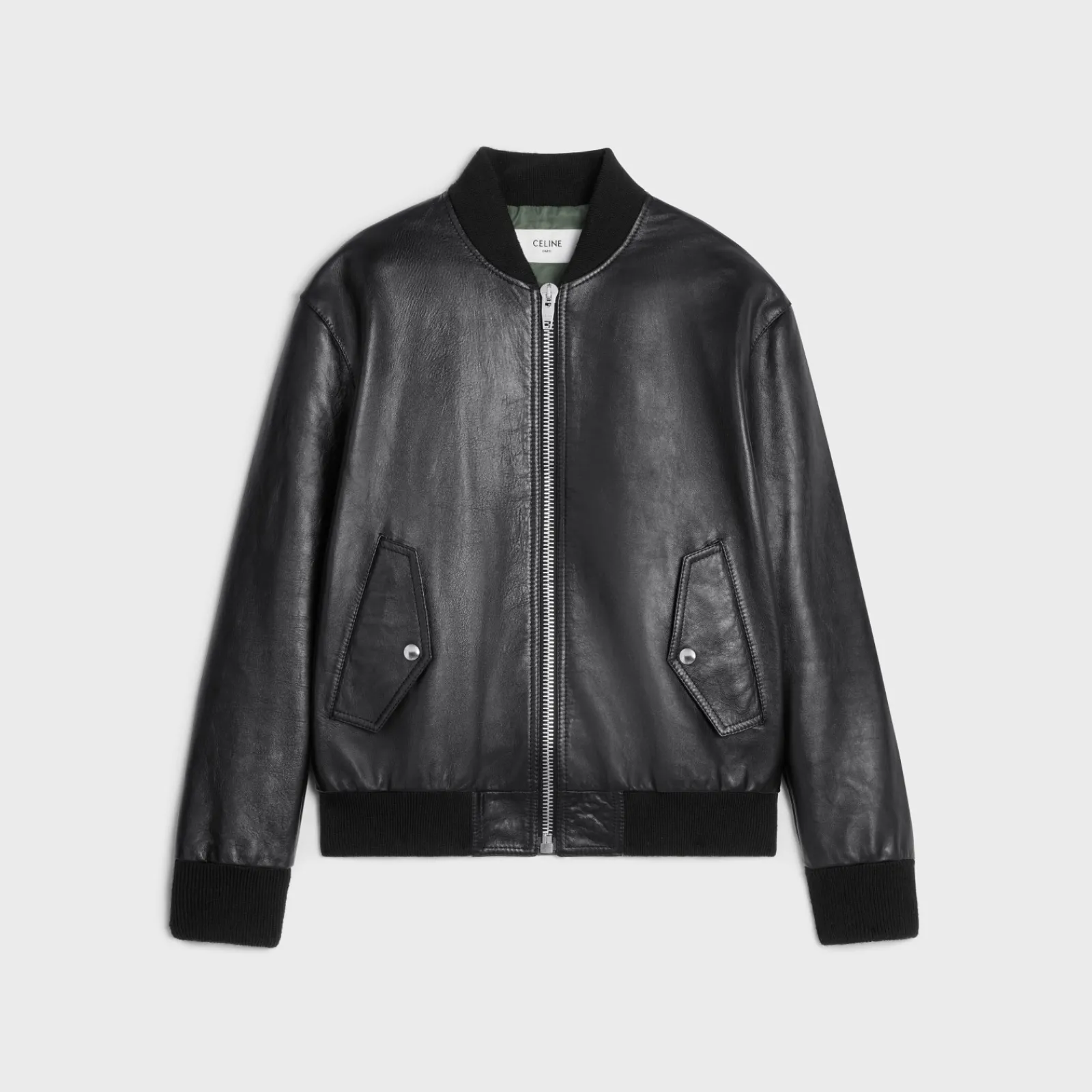 Discount blouson jacket in soft lambskin Leather