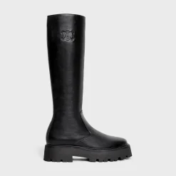 New BULKY ZIPPED BOOT in Calfskin Women Boots And Ankle Boots