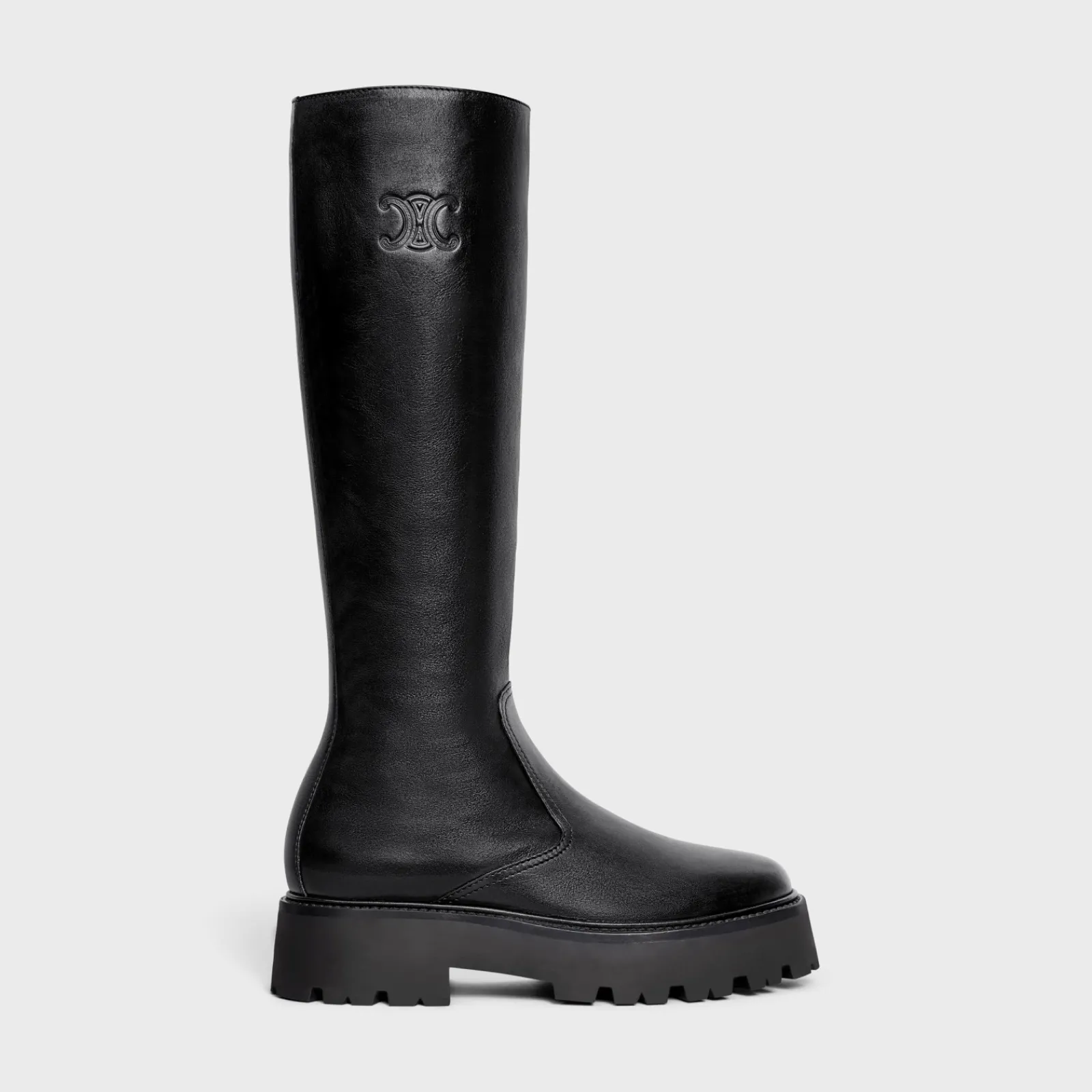 New BULKY ZIPPED BOOT in Calfskin Women Boots And Ankle Boots