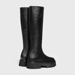 New BULKY ZIPPED BOOT in Calfskin Women Boots And Ankle Boots