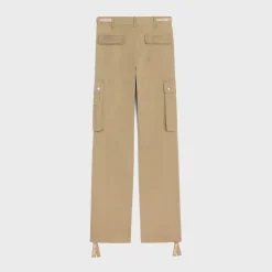 Hot cargo pants in cotton linen Pants And Shorts