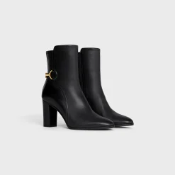 New CLAUDE MID BOOT WITH TRIOMPHE SPUR in CALFSKIN Women Boots And Ankle Boots