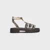 Fashion CLEA TRIOMPHE GLADIATOR SANDAL in Python Stamped Goatskin Women Sandals