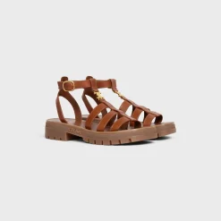 Sale CLEA TRIOMPHE GLADIATOR SANDAL in CALFSKIN - VEGETAL NING Women Sandals