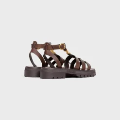 Outlet CLEA TRIOMPHE GLADIATOR SANDAL in CALFSKIN - VEGETAL TANNING Women Sandals
