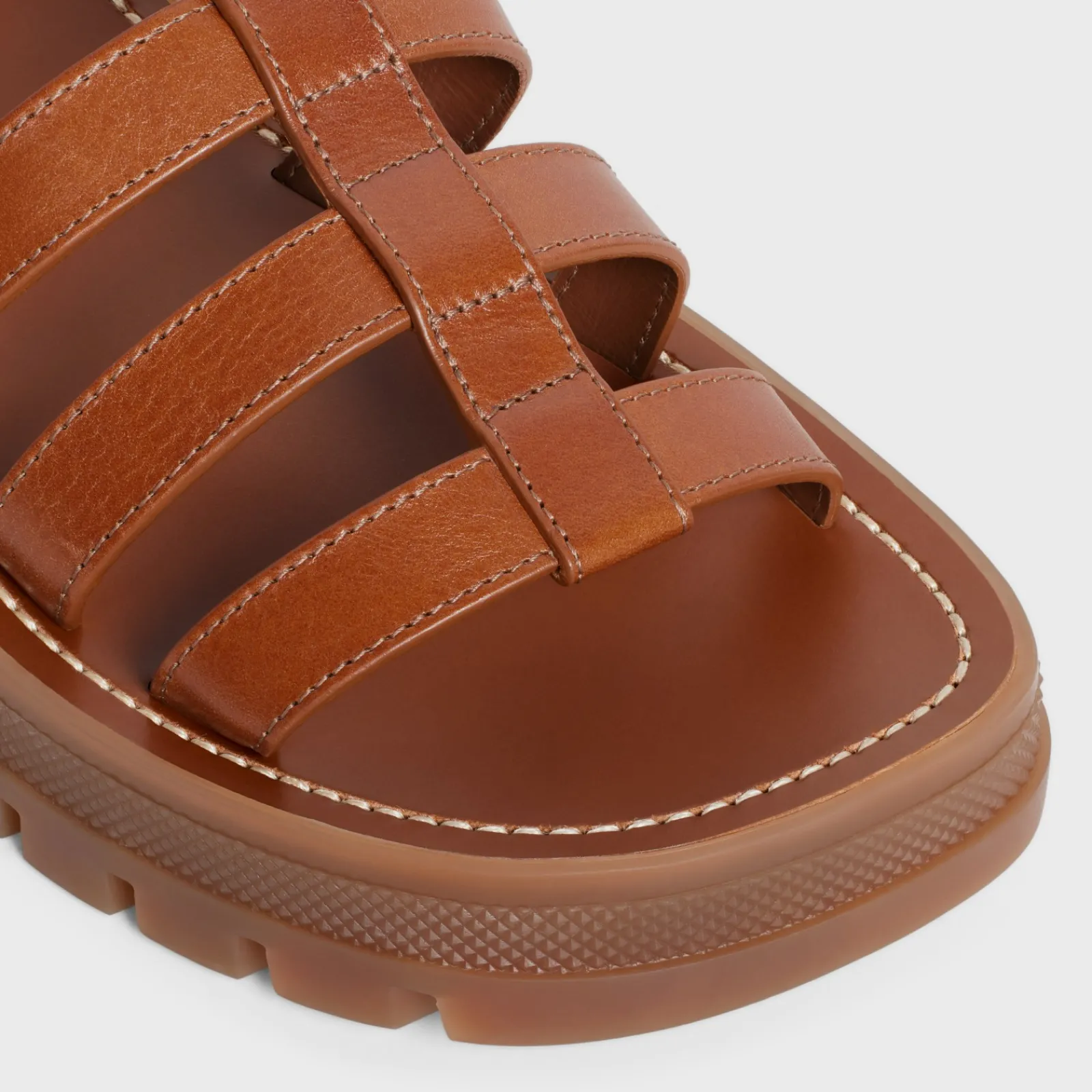 Sale CLEA TRIOMPHE GLADIATOR SANDAL in CALFSKIN - VEGETAL NING Women Sandals