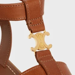 Sale CLEA TRIOMPHE GLADIATOR SANDAL in CALFSKIN - VEGETAL NING Women Sandals