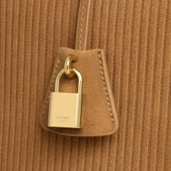Online CONTI BAG in STRIPED SUEDE CALFSKIN Women More Lines·Conti | Categories·Top-Handle Bags