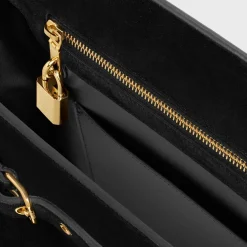 Discount CONTI BAG in SUEDE CALFSKIN Women More Lines·Conti | Categories·Top-Handle Bags