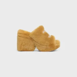 Clearance ELENA MULE in SHEARLING Women Loafers And Flats