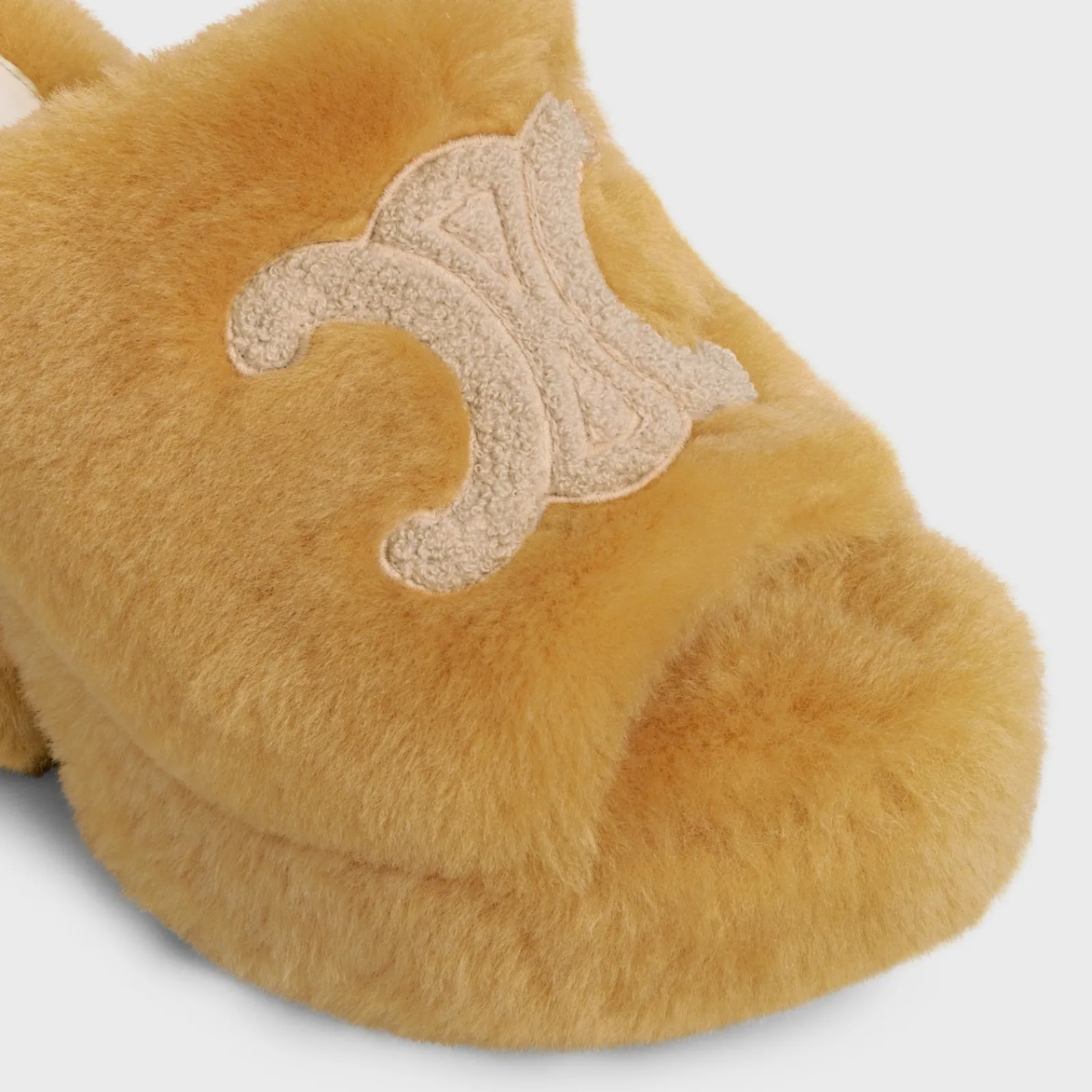 Clearance ELENA MULE in SHEARLING Women Loafers And Flats