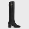 Online GARANCE HIGH BOOT in CALFSKIN Women Boots And Ankle Boots