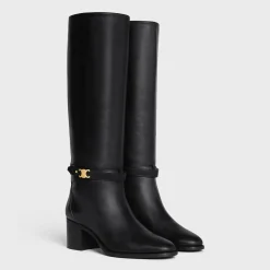 Online GARANCE TRIOMPHE STRAP HIGH BOOT in CALFSKIN Women Boots And Ankle Boots
