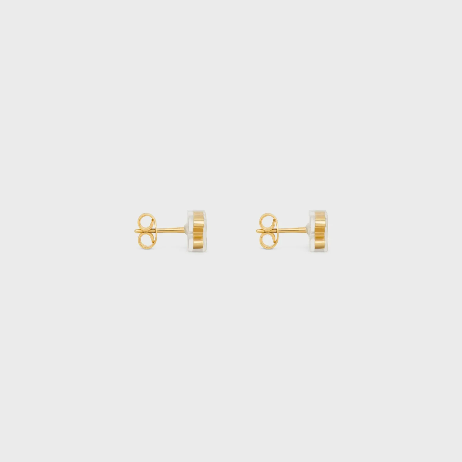 Outlet Glaçon Studs in Brass with finish and Resin Women Triomphe | Other Lines
