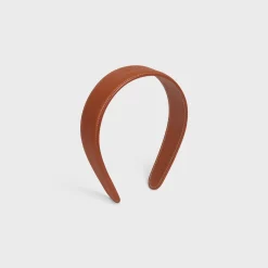 Discount Headband in Calfskin Leather Women Hair Accessories