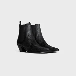 Outlet HECTOR CHELSEA BOOT in PYTHON STAMPED CALFSKIN Boots