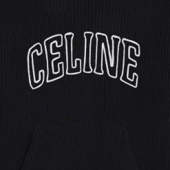 Hot hooded sweater in ribbed wool Knitwear