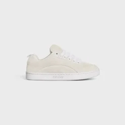 Online HUNTINGTON LOW LACE-UP SNEAKER in SUEDE CALFSKIN AND MESH Sneakers