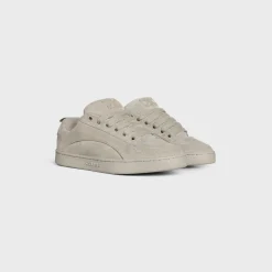 Discount HUNTINGTON LOW LACE-UP SNEAKER in SUEDE CALFSKIN AND MESH Sneakers