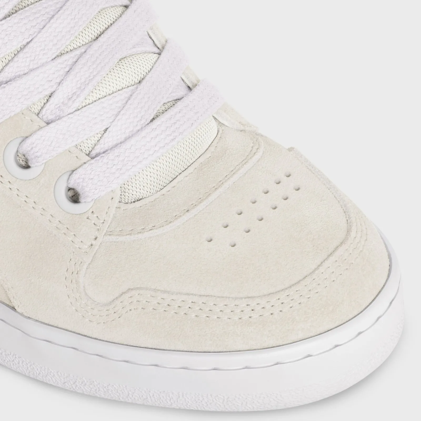 Online HUNTINGTON LOW LACE-UP SNEAKER in SUEDE CALFSKIN AND MESH Sneakers
