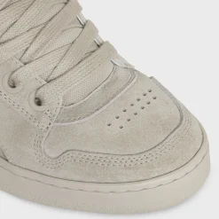Outlet HUNTINGTON LOW TOP SNEAKERS in SUEDE CALFSKIN AND MESH Women Sneakers