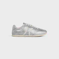 Online JOGGER LOW LACE-UP SNEAKER in LAMINATED CALFSKIN AND CALFSKIN Women Sneakers